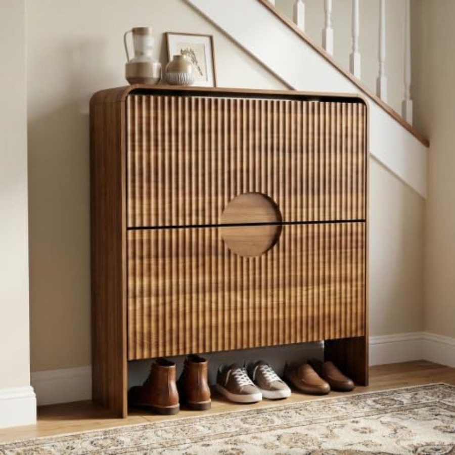 Shoe Rack Cabinet Narrow Entryway - Zapatero estrecho para recibidor, armario delgado