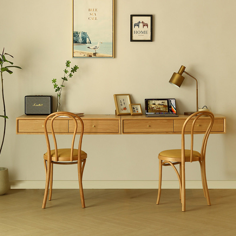 Bedroom Furniture - Escritorio Flotante de Diseño Nórdico, Escritorio