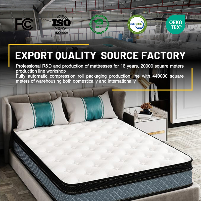 Colchón Híbrido de Espuma Visc - Memory Foam Mattress In A Box Queen reseña y precio