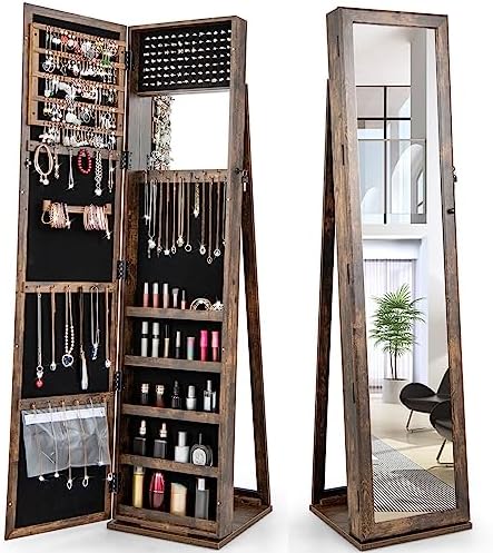 Armario para Joyas con Espejo  - Full Length Mirror Jewelry Armoire reseña y precio