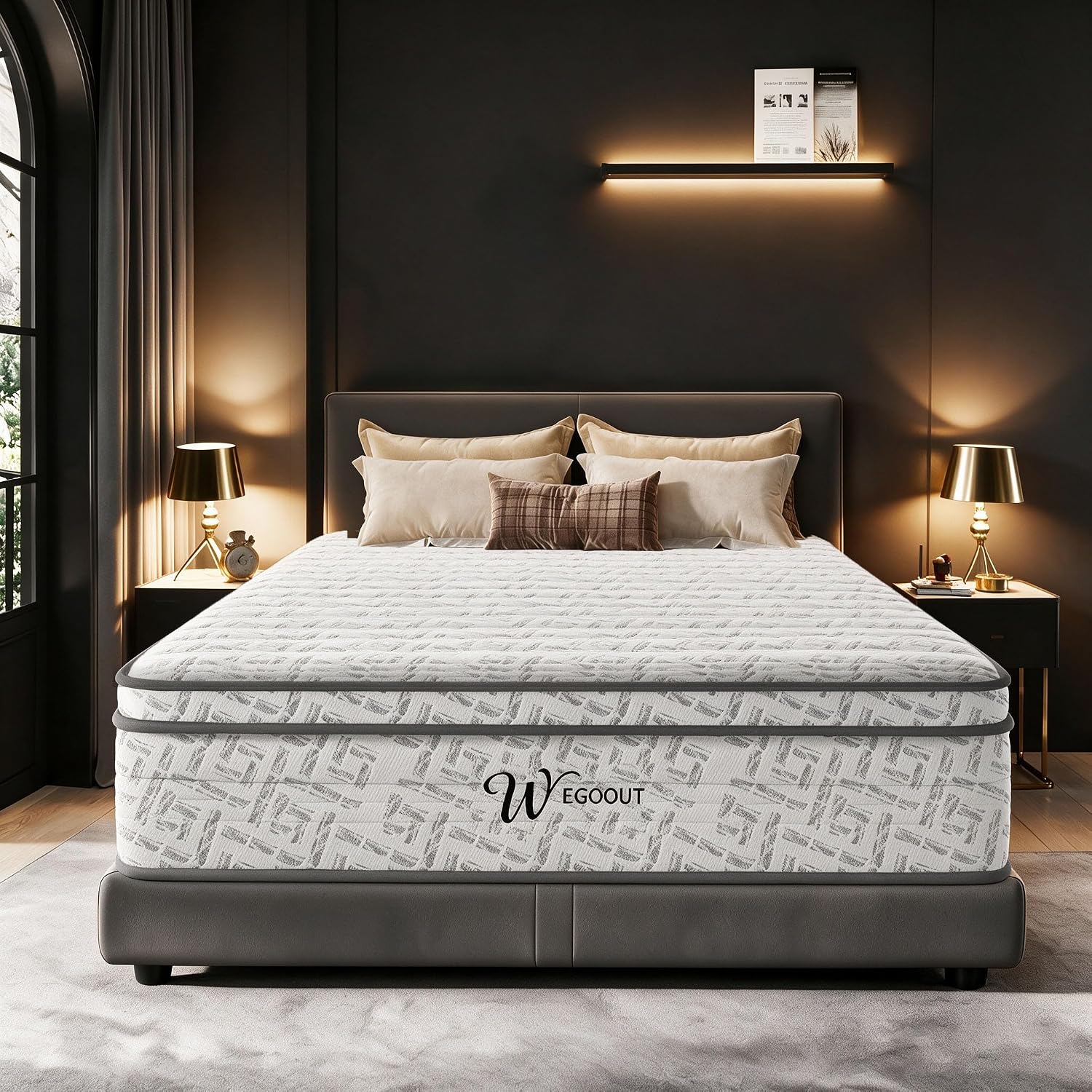 Colchón Queen Size de 12 Pulga - Memory Foam Mattress In A Box Queen reseña y precio