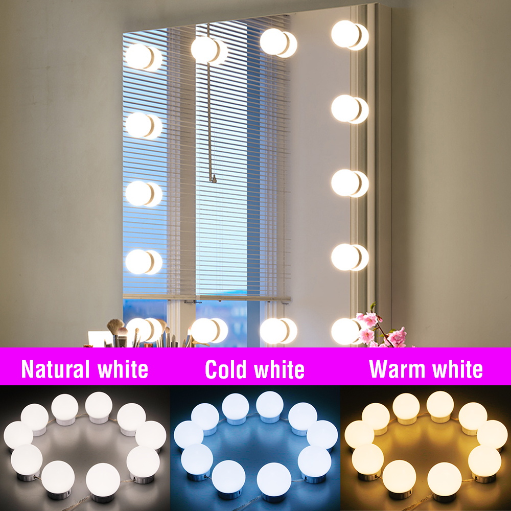 Luces LED USB para Espejo de V - Dressing Table Vanity With Lighted Mirror reseña y precio